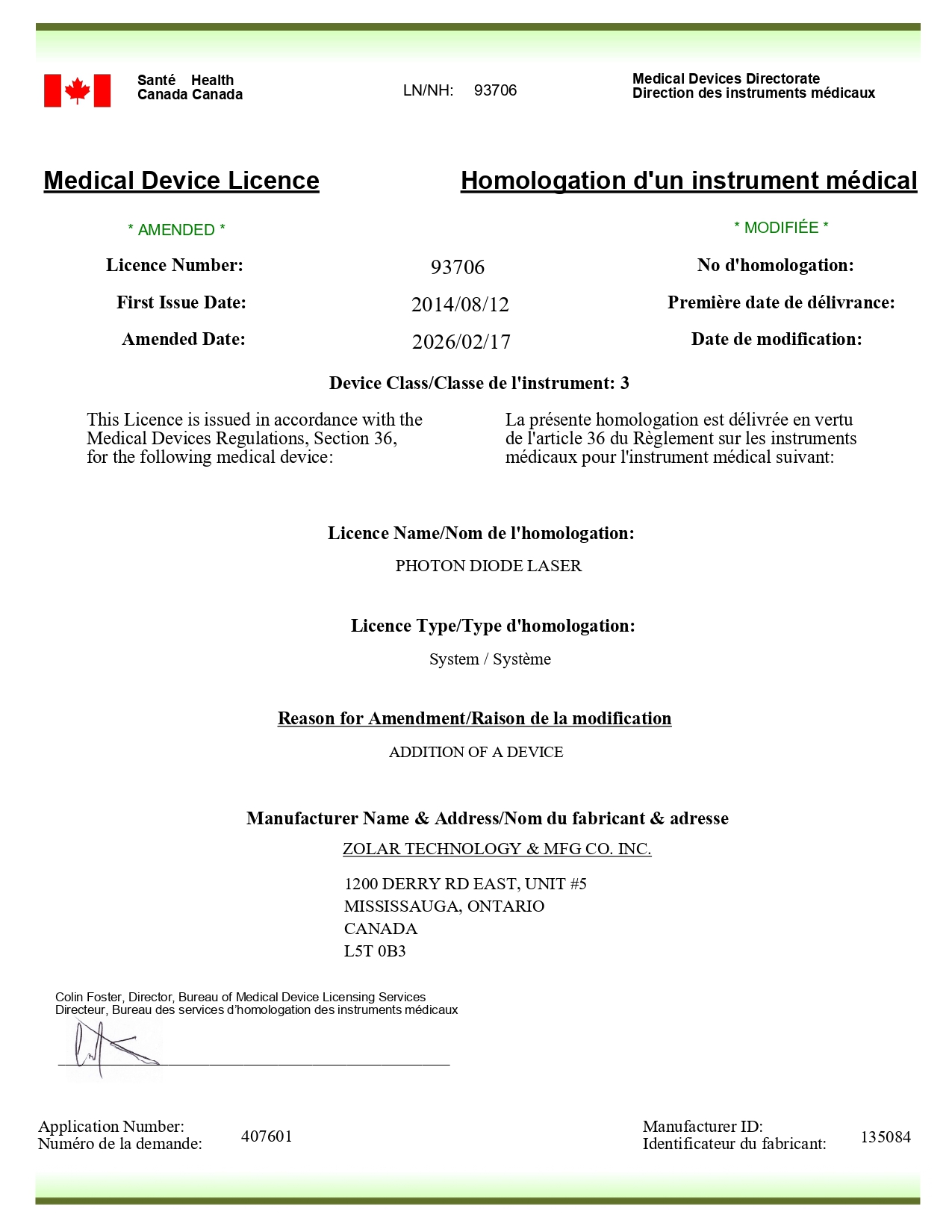 Medical Certificate Zolar